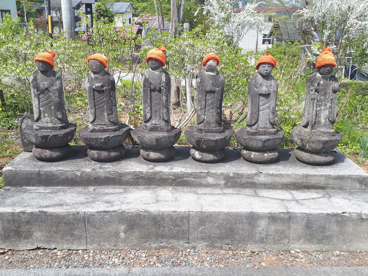 The Buddha's of the Six Realms, Atagomachi, Iiyama City, Nagano Prefecture, Japan.