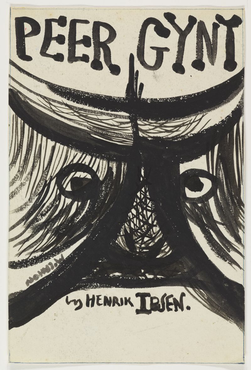 [Cover design for the programme to Peer Gynt by Henrik Ibsen], 1953